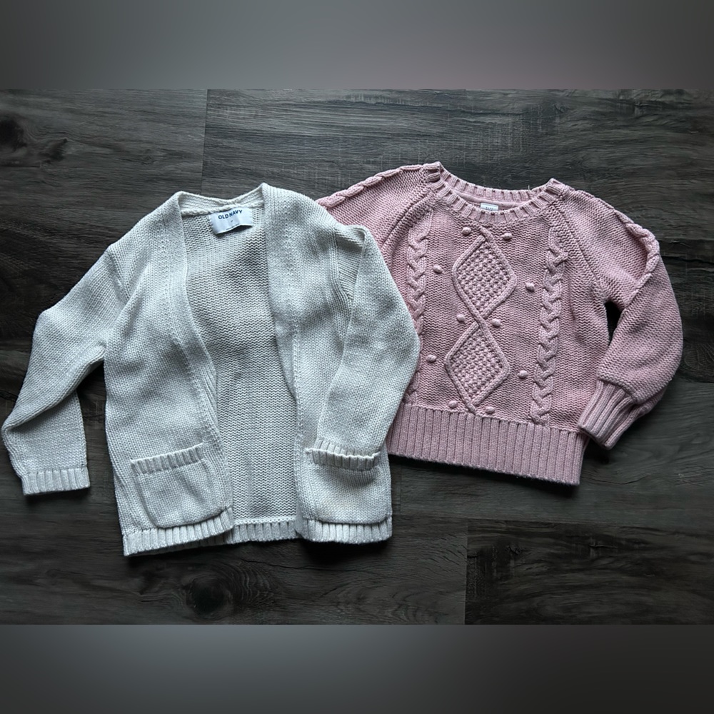 Girls 5T cardigan and sweater